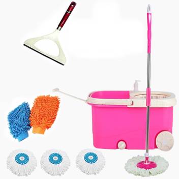 V Mop Floor Clean Mop Set Kitchen Wiper Glove Price In India Buy V Mop Floor Clean Mop Set Kitchen Wiper Glove Online At Flipkart Com