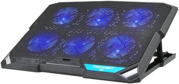Tecknet N7 With 6 Fans And Blue Led Laptop Cooler Fits 12 17 Cooling Pad Tecknet Flipkart Com