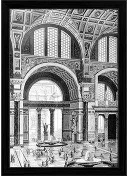 Artzfolio Victorian Engraving Of The Baths Of Caracalla Rome