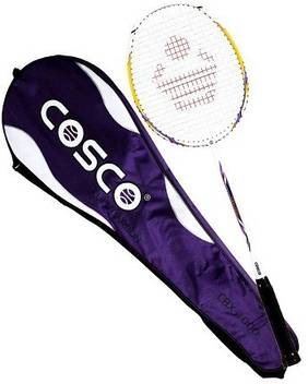 Cosco Cbx 1000 Badminton Racket Yellow Strung Badminton Racquet