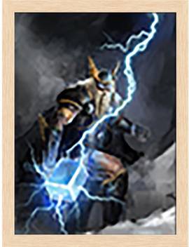 Artzfolio Viking God Of Lightning Thor Framed Wall Art Painting Print Canvas 15 7 Inch X 12 Inch Painting Price In India Buy Artzfolio Viking God Of Lightning Thor Framed Wall Art