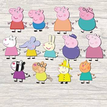 Party Propz Peppa Pig 10pcs Cutout Birthday Decoration Party Supplies Paper Cut Outs Price In India Buy Party Propz Peppa Pig 10pcs Cutout Birthday Decoration Party Supplies Paper Cut Outs Online At Flipkart Com