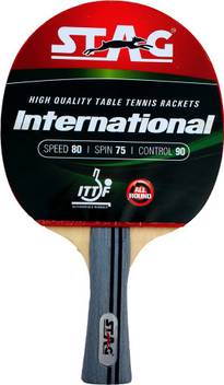Stag International Red Black Table Tennis Racquet Buy Stag International Red Black Table Tennis Racquet Online At Best Prices In India Table Tennis Flipkart Com