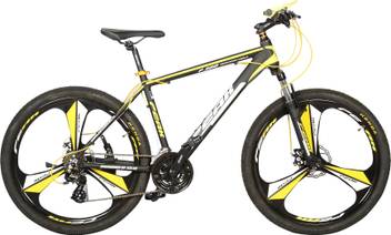 Atlas Peak P300 26 Inches Mag Wheel Black Yellow 26 T Mountain Hardtail Cycle Price In India Buy Atlas Peak P300 26 Inches Mag Wheel Black Yellow 26 T Mountain Hardtail