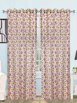 Jagdish Store 7 Cm 0 Ft Polyester Window Curtain Single Curtain