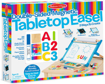 melissa and doug double sided tabletop easel
