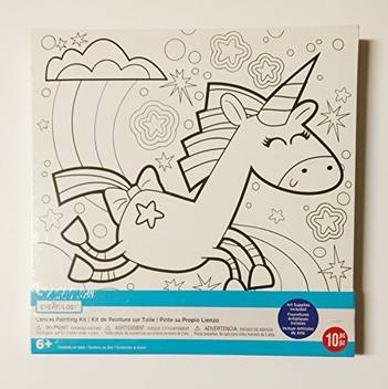 Creatology Unicorn And Rainbows Canvas Painting Kit Unicorn And