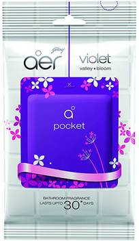 Godrej Aer Pocket Bathroom Fragrance Violet Valley Bloom Blocks