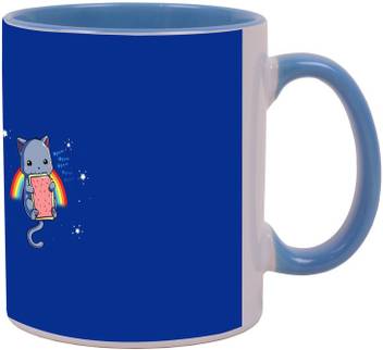 Arkist Nyan Cat 1 Blue Ceramic Mug Price In India Buy Arkist Nyan