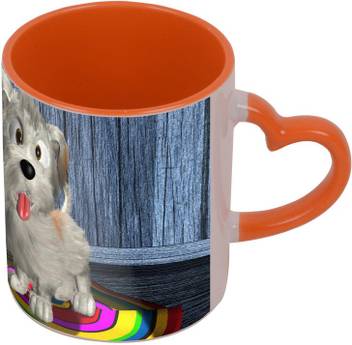 Arkist Papel De Parede 3d Animado Orange Ceramic Mug Price In