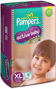 flipkart pampers diapers xl