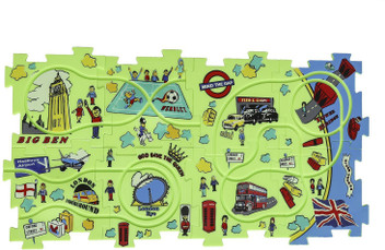 motorized puzzle cars