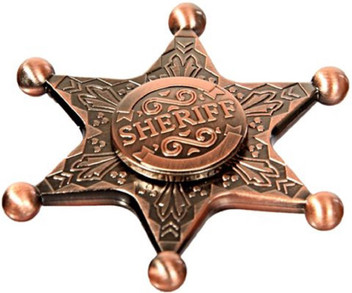 sheriff badge fidget spinner