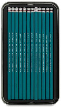 1 Pack Of 12 Premier Turquoise Soft Grade Graphite Pencils Art