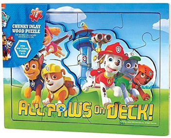paw patrol wooden puzzle