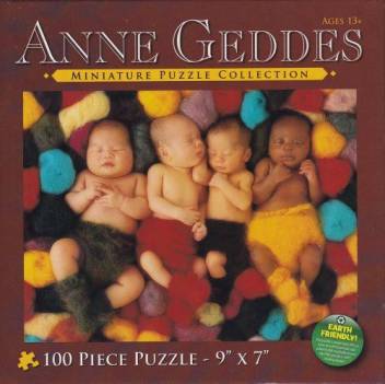 Anne Geddes Miniature Puzzle Collection Heartfelt Series Babies In Yarn - Miniature Puzzle Collection Heartfelt Series Babies In Yarn . shop for Anne Geddes products in India. | Flipkart.com
