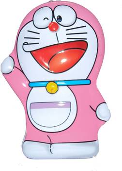 New Life Enterprise Doraemon Cartoon Metal Kiddy Coin Bank Money Safe For Kids Pink Coin Bank Price In India Buy New Life Enterprise Doraemon Cartoon Metal Kiddy Coin Bank Money Safe For