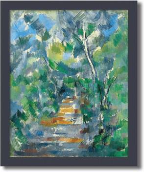 Postermart Paul Cezanne Forest Scene Path From Mas Jolie To