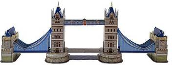 Runsong Creative 3d Puzzle Paper Model London Tower Bridge Diy Fun