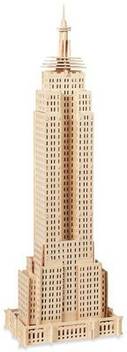 Toysmith 3d Wood Large Empire State Building Puzzle By 3d Wood
