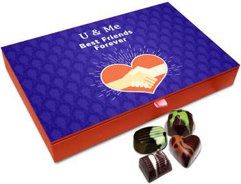 Chocholik Friendship Gift U And Me Best Friends Forever Chocolate Box 12 Pc Truffles Price In India Buy Chocholik Friendship Gift U And Me Best Friends Forever Chocolate
