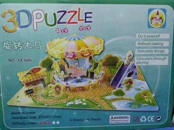 Generic 3d Puzzle Diy Toy Lx 606 Price In India Buy Generic 3d