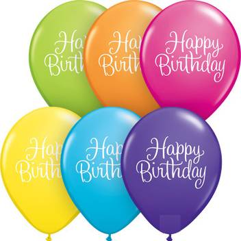 Flipkart Com Partyballoonshk Printed Happy Birthday Balloon