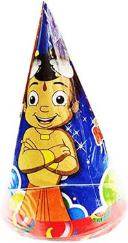 Party Propz Chota Bheem Birthday Decoration Cap Set Of 10 Pcs