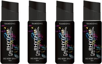 Ramsons Deo Rhythm Black 40ml Combo 4 Pcs Deodorant Spray For Men Women Price In India Buy Ramsons Deo Rhythm Black 40ml Combo 4 Pcs Deodorant Spray For