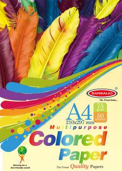 Flipkart Com Bambalio Colour Paper Pack Of 200 Sheets Smooth Finish 75 Gsm A4 Size Mix Colour Photo Copy Copier Printing Art Craft Coloured Paper Coloured Paper