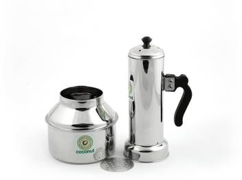 Coconut Puttu Kodam Large Stainless Steel Steamer Price In India Buy Coconut Puttu Kodam Large Stainless Steel Steamer Online At Flipkart Com