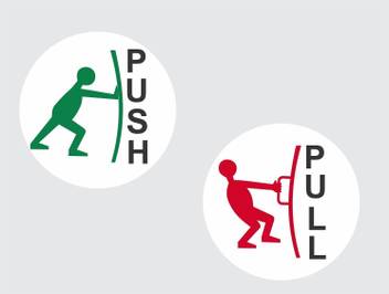 Asmi Collections Small Self Adhesive Push And Pull Sign Set Of 3 Sticker Price In India Buy Asmi Collections Small Self Adhesive Push And Pull Sign Set Of 3 Sticker Online At Flipkart Com