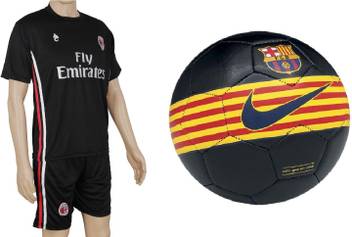 Retail World Barca Black Ball With Suit Jersey Shorts Football Kit Buy Retail World Barca Black Ball With Suit Jersey Shorts Football Kit Online At Best Prices In India