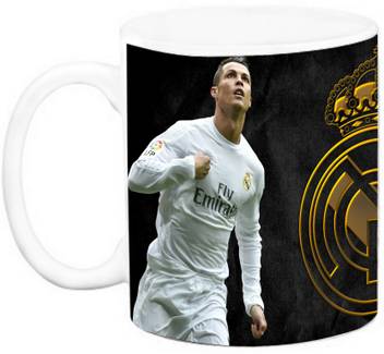 Efw Football Club Real Madrid Cristiano Ronaldo Design 1 Ceramic Mug Price In India Buy Efw Football Club Real Madrid Cristiano Ronaldo Design 1 Ceramic Mug Online At Flipkart Com