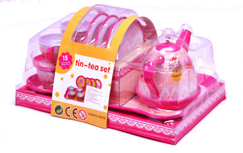 kids metal tea set