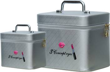Thecottonland Bridal Silver Make Up Box Vanity Box Combo Make Up Box Vanity Box Price In India Buy Thecottonland Bridal Silver Make Up Box Vanity Box Combo Make Up Box Vanity Box Online