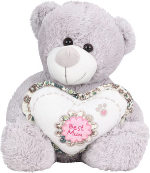 grey colour teddy bear
