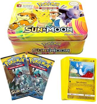 Get Wallpaper Ancientkart Pokemon Sun Moon Big Metal Tin With 2 Booster Packs HD