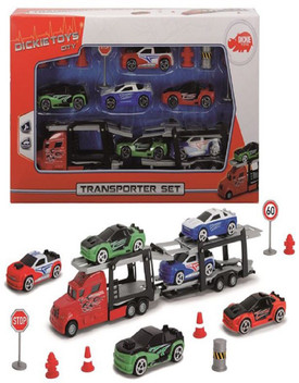 dickie toys transporter set