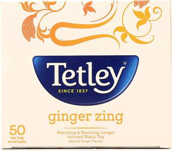 Tetley Ginger Zing Black Tea Bags Box Price In India Buy Tetley Ginger Zing Black Tea Bags Box Online At Flipkart Com