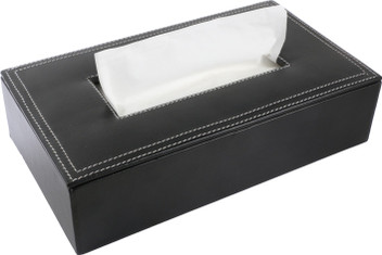 leather tissue box