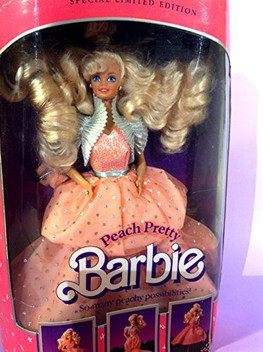 peach pretty barbie