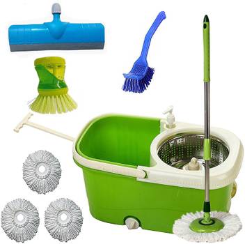 V Mop Steel Clean Aq285 Mop Set Floor Wiper Cleaning Brush Toilet Brush Price In India Buy V Mop Steel Clean Aq285 Mop Set Floor Wiper Cleaning Brush Toilet Brush Online At Flipkart Com