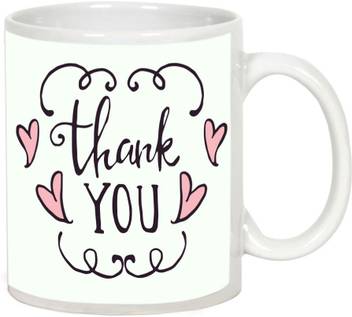 Alluprints Thank You Gifts Design 39 White Ceramic Mug Price In India Buy Alluprints Thank You Gifts Design 39 White Ceramic Mug Online At Flipkart Com