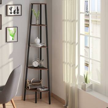 Urban Ladder Wallace Corner Bookshelf Engineered Wood Open Book Shelf Price In India Buy Urban Ladder Wallace Corner Bookshelf Engineered Wood Open Book Shelf Online At Flipkart Com When compared to the ordinary shelf, the corner ladder shelf occupies less space.