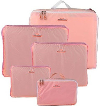 baby pink luggage set