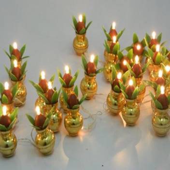Flipkart Com A To Z Traders Premium Quality Golden Kalash Led