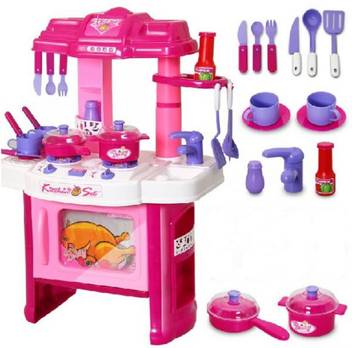 Techhark Big Size Kitchen Set Cook Set Toy Play For Kids Big