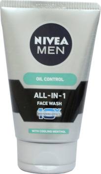 Nivea Men All In 1 Oil Control With Cooling Menthol 100 G Face Wash Price In India Buy Nivea Men All In 1 Oil Control With Cooling Menthol 100 G Face Wash Online In India What it is formulated to do: nivea men all in 1 oil control with cooling menthol 100 g face wash