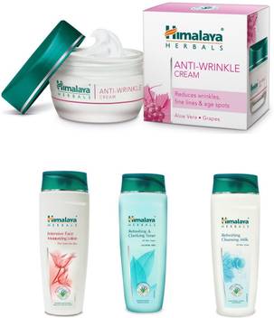 Himalaya Anti Wrinkle Cream Intensive Face Moisturizing Lotion Refreshing Clarifying Toner Refreshing Cleansing Milk Price In India Buy Himalaya Anti Wrinkle Cream Intensive Face Moisturizing Lotion Refreshing Clarifying Toner
